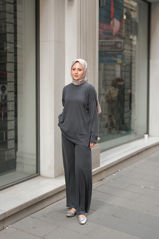 Kaftan Basic Takım Antrasit