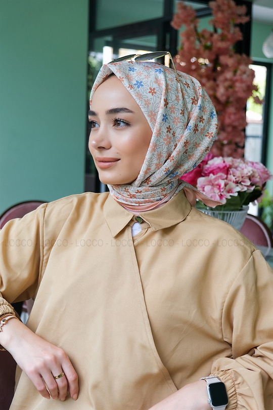 Uygun Fiyatlı KUCUK CICEK DESEN ESARP | Loccomoda.com 