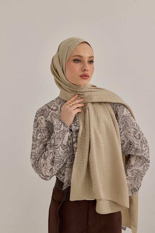 Lap Desen Şal Ada Çayı