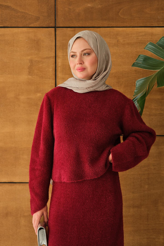 Lotus Etekli Takım Bordo