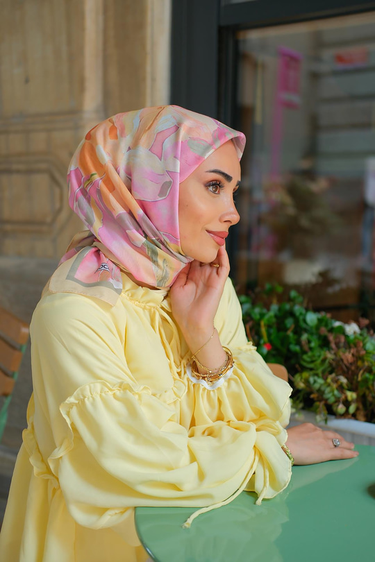 Manolya Soft Eşarp Sarı
