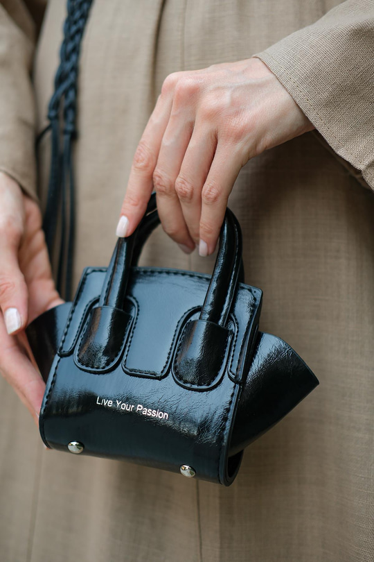 Minimal Omuz Çantası Siyah