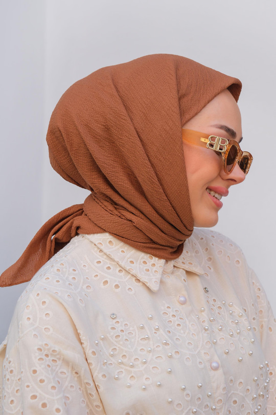 Mio Caz Eşarp Kahverengi