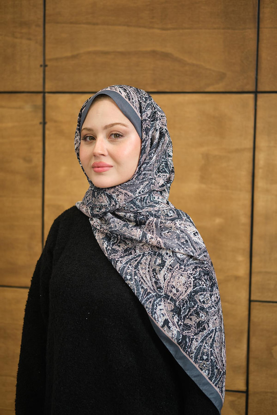 New Bahar Soft Şal Gri