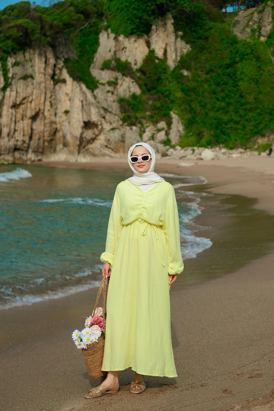 Olivia Elbise Sarı