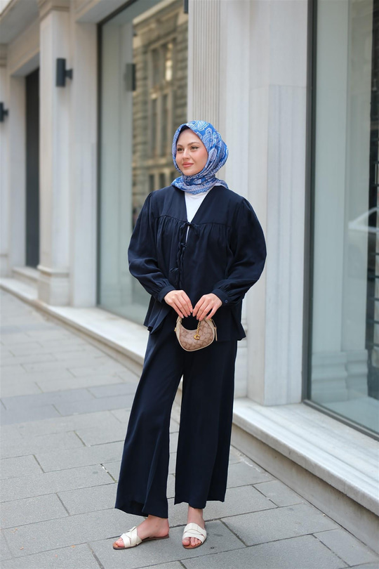 Önden Bağlamalı Cupra Takım Lacivert