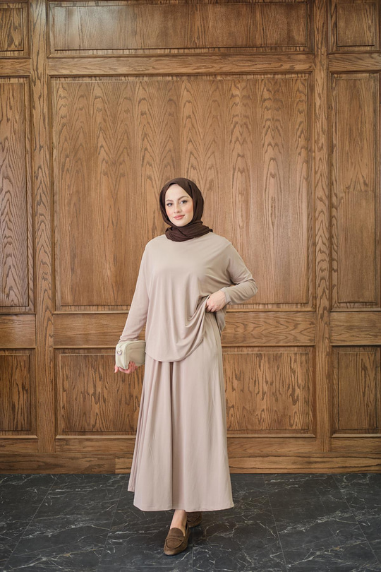 Oval Kesim Takım Krem