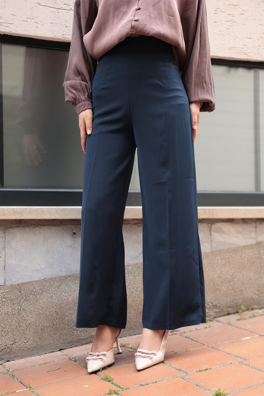 Pallazzo Pantolon Lacivert
