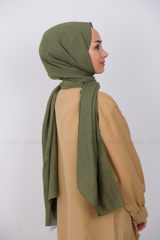 Uygun Fiyatlı PAMUK KRAS SAL HAKI YESIL | Loccomoda.com 