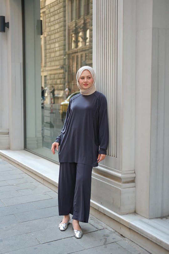 Parça Detay İkili Takım Antrasit