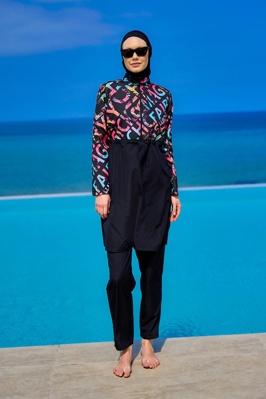 Rivamera Tesettür Mayo Siyah