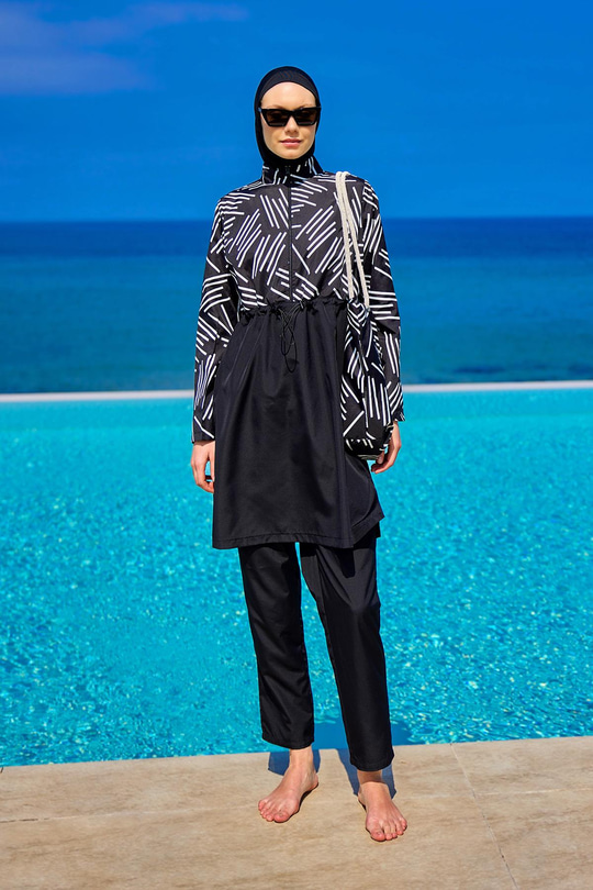 Rivamera Tesettür Mayo Siyah