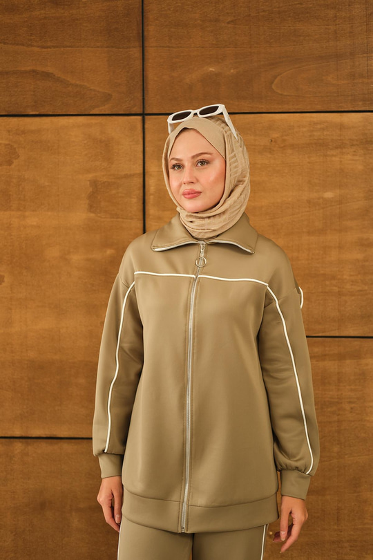 Robası Biyeli Takım Fıstık Yeşil