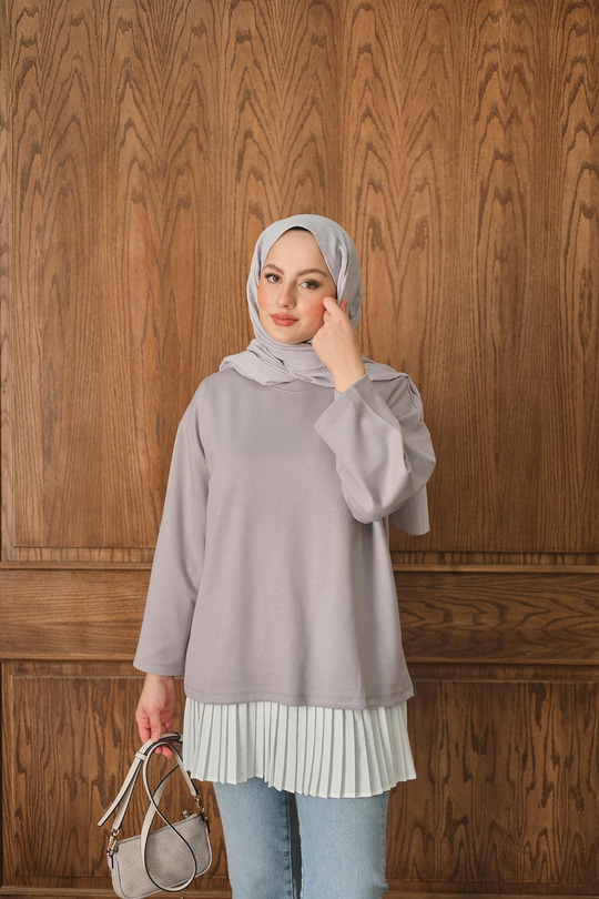 Salaş Düz Body Gri