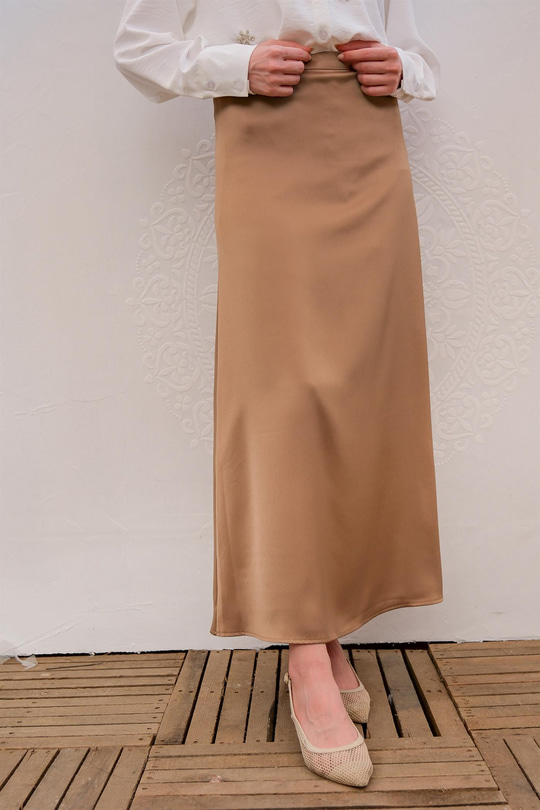 Saten Etek SUTLU KAHVE