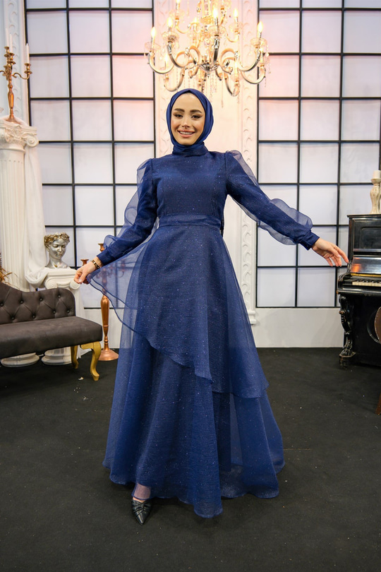 SIMLI KAT KAT DAYLA ABIYE LACIVERT