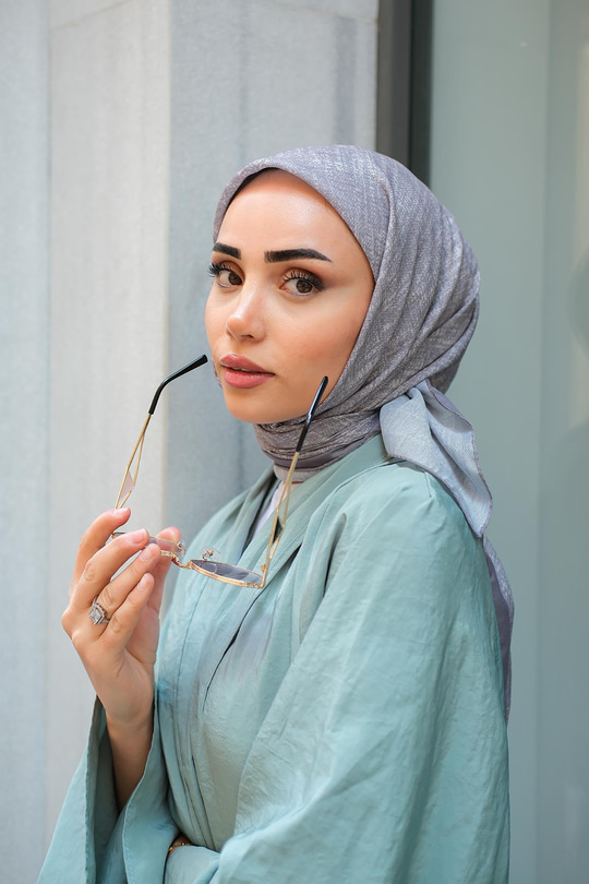 Soft Eşarp Açık Gri