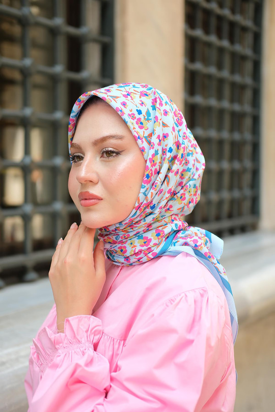 Soft Eşarp  Bebe Mavi