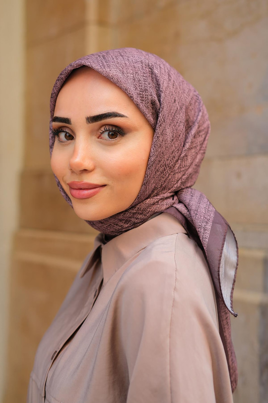 Soft Eşarp Koyu Kahve