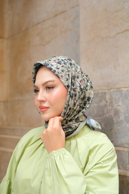 Soft Eşarp  Küf Yeşil