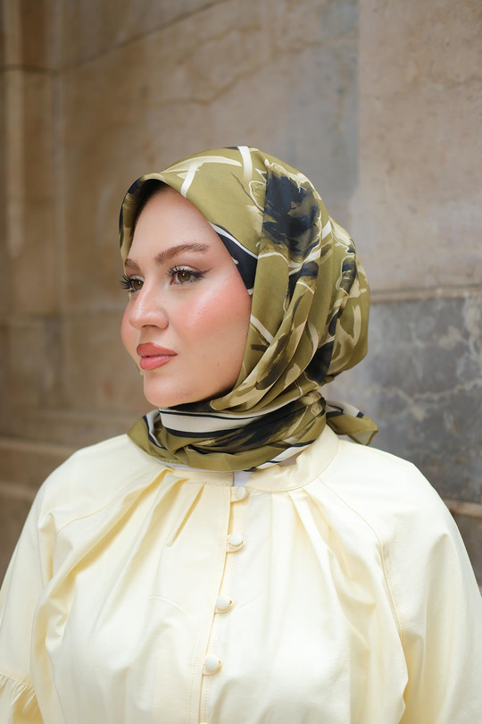 Soft Eşarp  Küf Yeşil