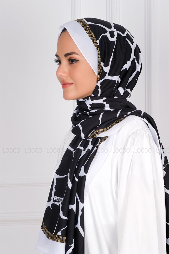 Uygun Fiyatlı TAS DESEN DIJITAL MEDINE SAL SIYAH-BEYAZ | Loccomoda.com 