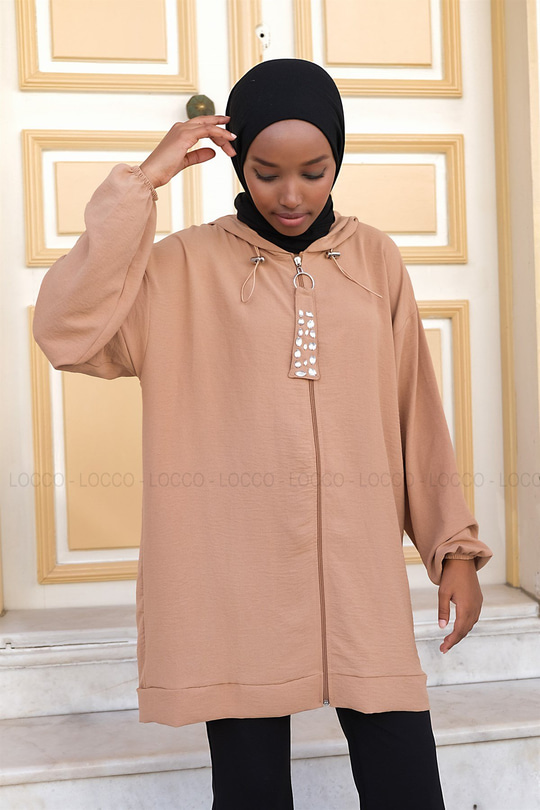 Uygun Fiyatlı TAS DETAY FERMUARLI HIRKA | Loccomoda.com 