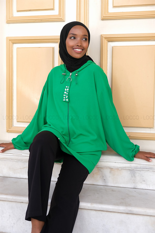 Uygun Fiyatlı TAS DETAY FERMUARLI HIRKA | Loccomoda.com 