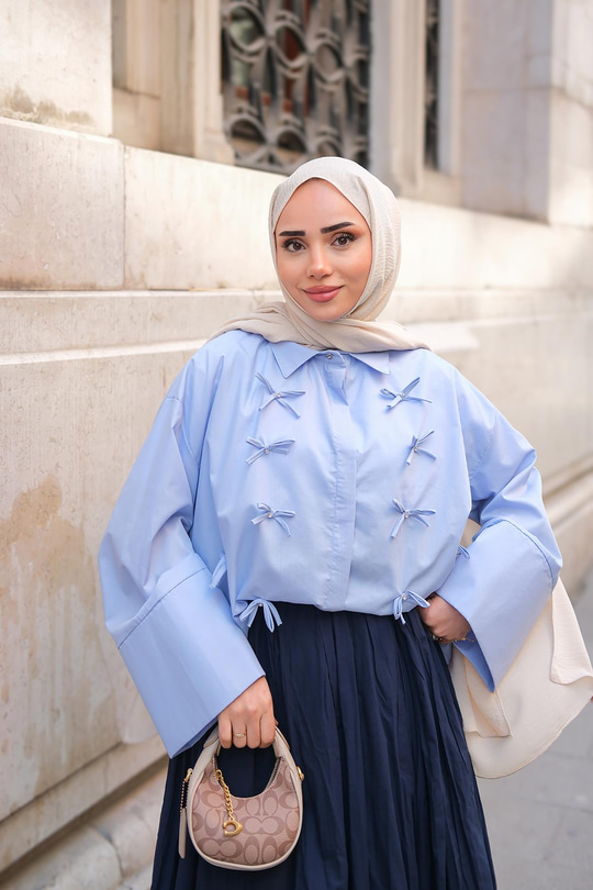 Taş Fiyonk Gömlek Mavi