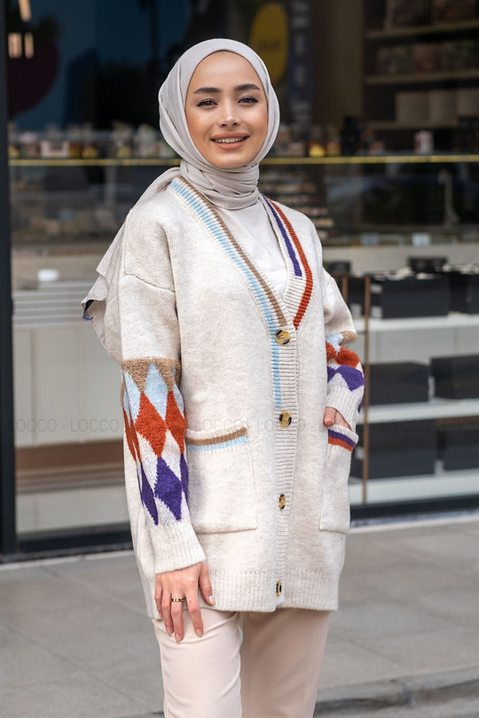 Uygun Fiyatlı YAKA CIZGILI TRIKO HIRKA TAS | Loccomoda.com 