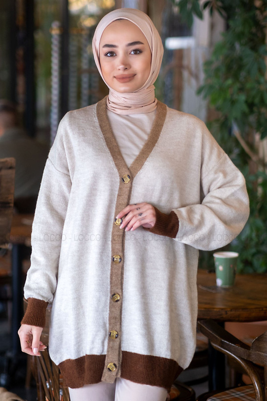 Uygun Fiyatlı YAKA SERITLI TRIKO HIRKA TAS | Loccomoda.com 