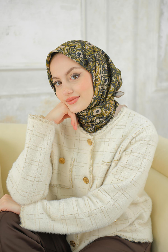 Yonca Soft Eşarp Bej