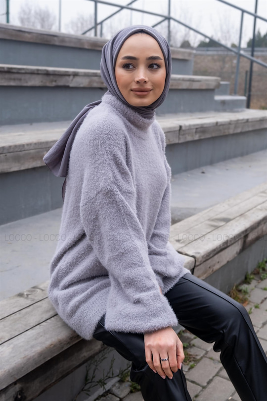 Uygun Fiyatlı YUMOS TRIKO TUNIK  GRI | Loccomoda.com 