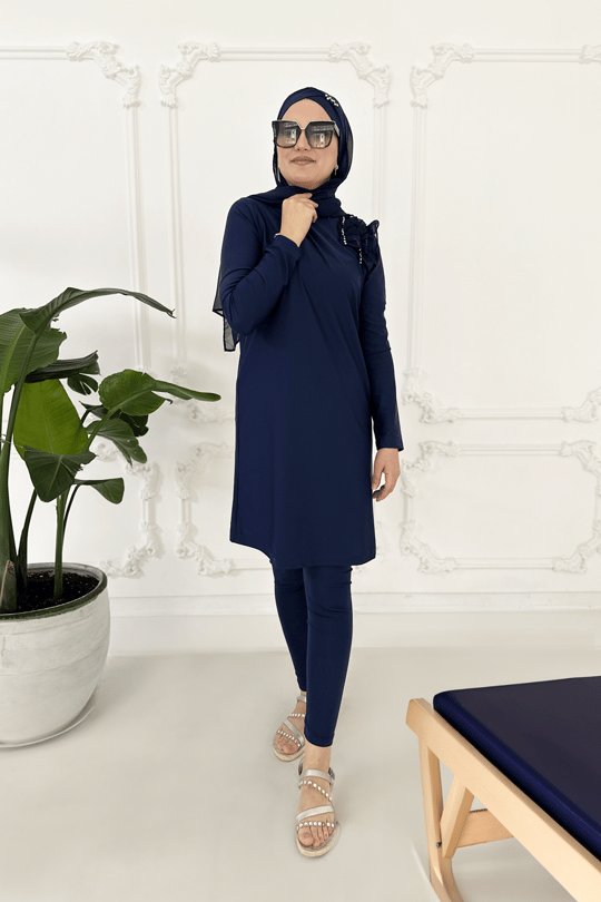 FIRFIRLI TAŞLI TESETTÜR MAYO