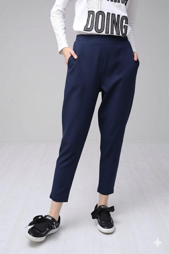 HAVUÇ KESİM KREP PANTOLON
