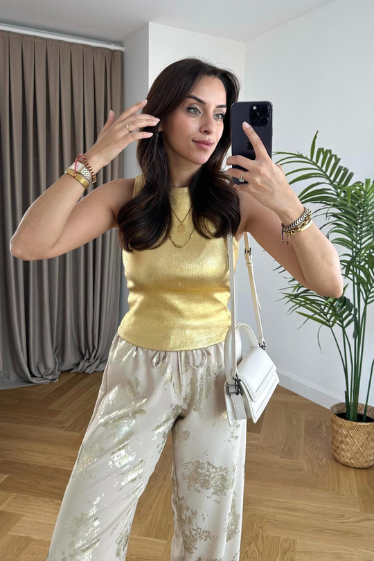 Gold Kaplama Metalik Atlet