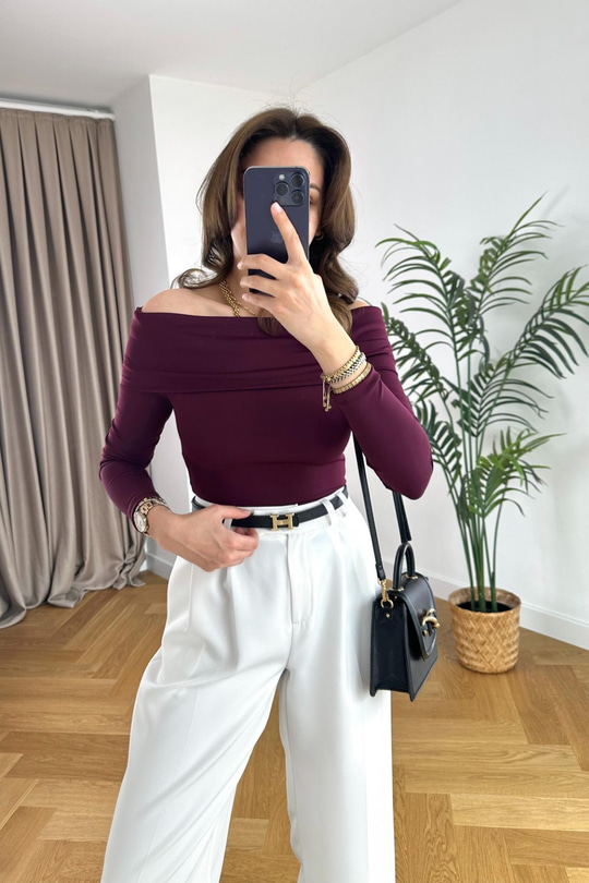 Leyly Mürdüm Madonna Yaka Bodysuit