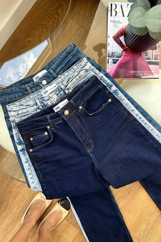 ZR Grape Dark Blue Straight Jean
