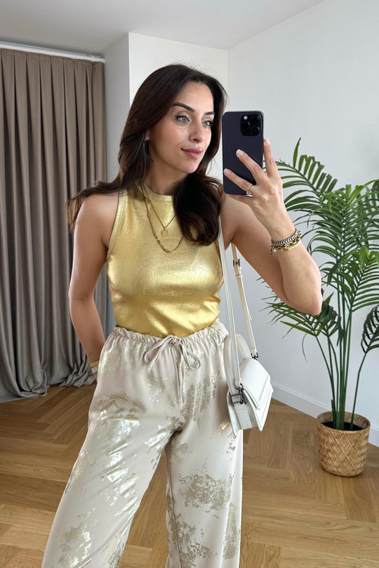 Gold Kaplama Metalik Atlet