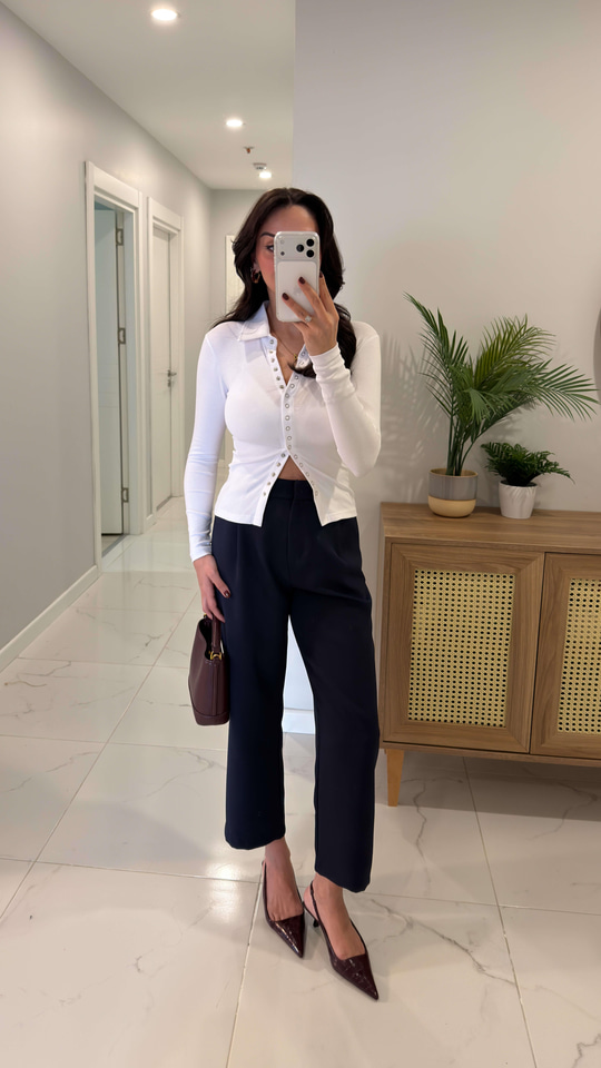 BC Montana Lacivert Premium Düz Kesim Pantolon