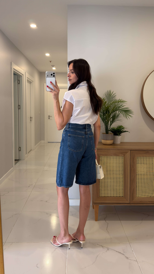CS Weda Mavi Denim Şort