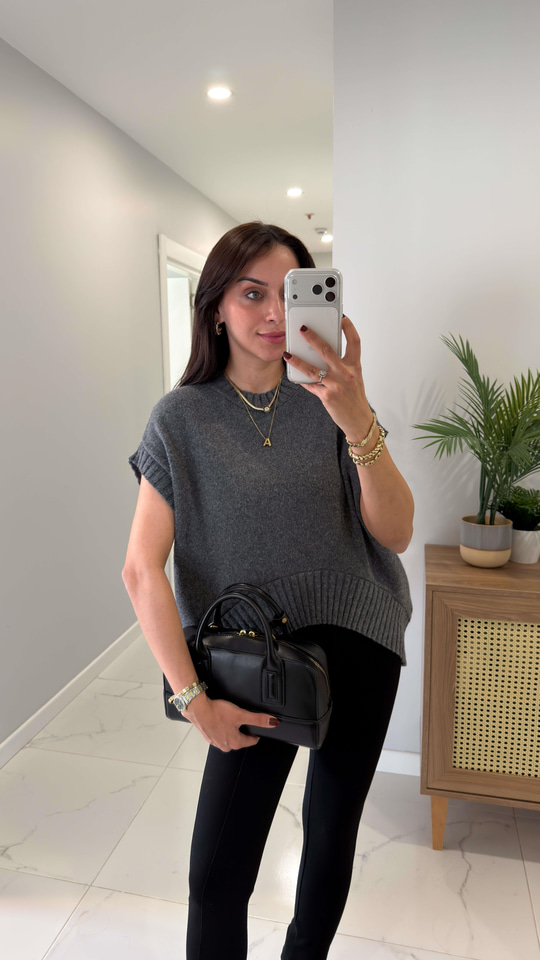 Dilvin Delissa Füme Süveter Triko