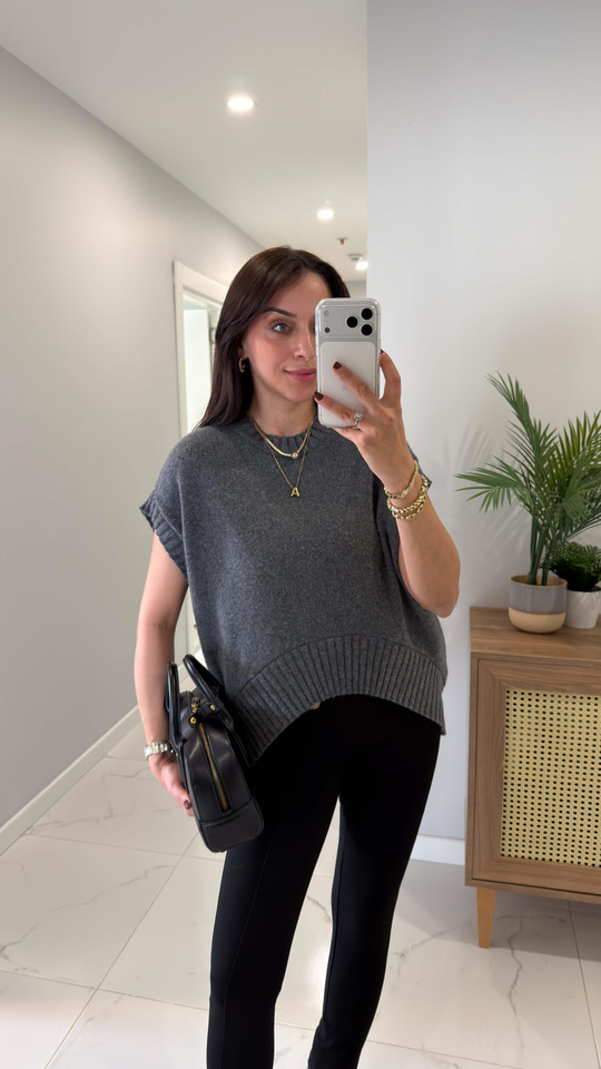 Dilvin Delissa Füme Süveter Triko