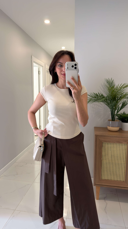 Dlvin Niss Taş Bisiklet Yaka Basic Tişört