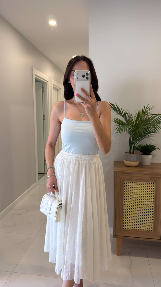 Dowe Bebe Mavi Basic İp Askılı Atlet