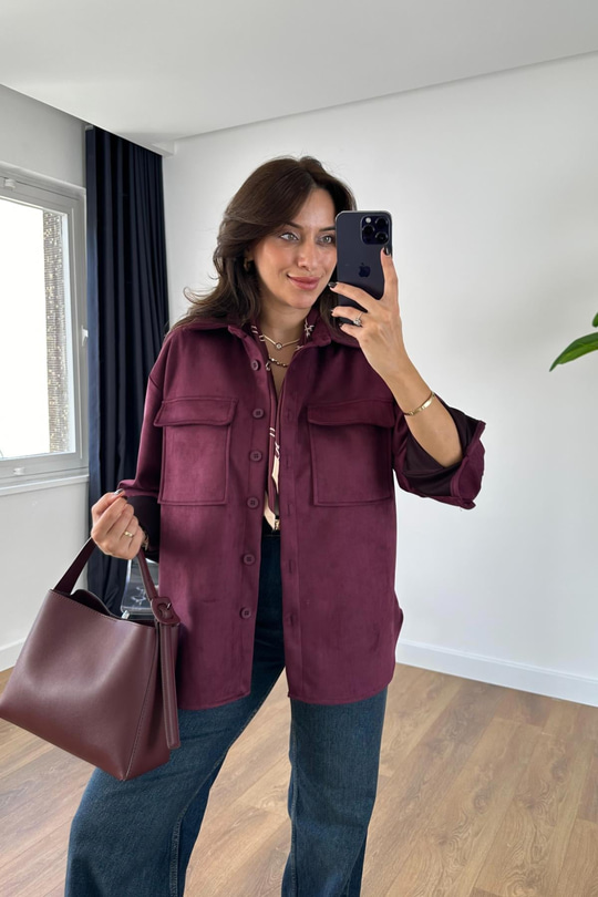 Brinda Mürdüm Cep Detaylı Ceket