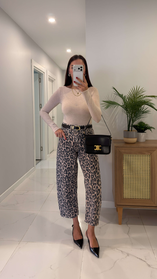 Josef Leopar Desenli Barrel Jean