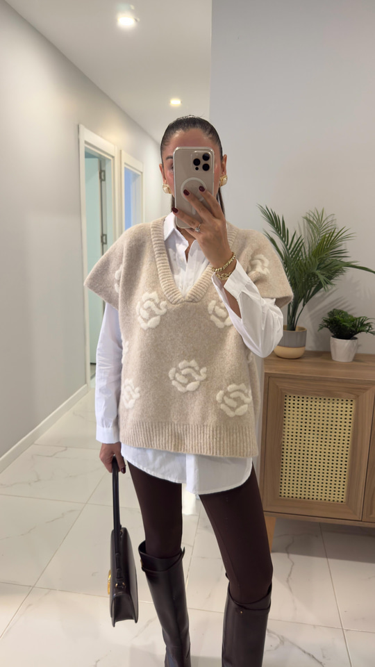 Keno Taş Süveter Gömlek Takım