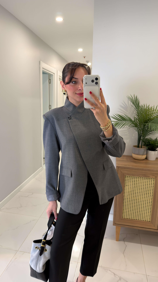 Londran Antrasit Blazer Ceket