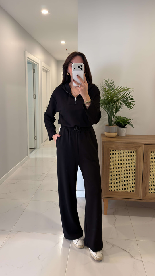 Neysan Siyah Premium Alt Üst Takım